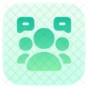 Chat Grupal Dialogo Interaccion Icon