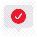 Chat Approve Feedback Icon