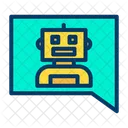 Artificial Conversational Entity Bot Chat Bot Icon