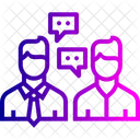 Chat Communication Agent Icon