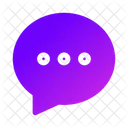 Chat Conversation Speech Bubble Icon