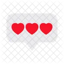 Chat Love Heart Icon