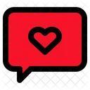 Chat Love Heart Icon