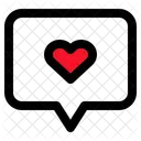 Chat Love Heart Icon