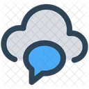 Cloud Computing Chat Icon