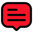 Chat Message Comment Icon