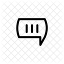 Chat Message Communication Icon
