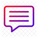 Chat Message Communication Icon