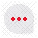 Chat Message Speech Bubble Icon