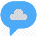 Cloud Computing Chat Icon