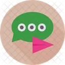 Chat Paperplane Conversation Icon