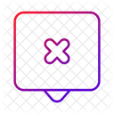 Chat Remove Sms Icon