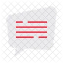 Chat Speech Bubble Message Icon