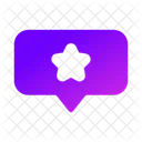 Chat Star Feedback Icon