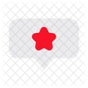 Chat Star Feedback Icon