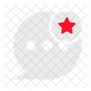 Chat Star Feedback Icon