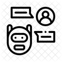 Chat Ai Assistant Online Support Icon