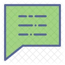 Comment Bubble Text Icon