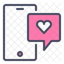 Chat Love Message Icon
