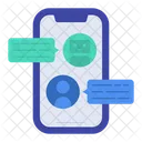 Chat Message Interaction Symbol