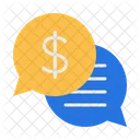 Chat Bargain Money Talk Icon