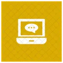 Chat In Laptop Laptop Chat Icon