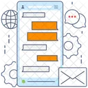 Chat Interface Mobile Messages Message Configuration Icon