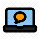 Chat laptop  Icon