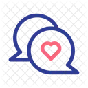 Chatten liebe  Symbol