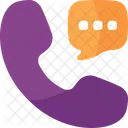 Llamada De Chat Llamada Mensaje Icono