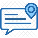 Chat Location Message Talk Icon
