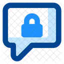 Chat Locked  Symbol