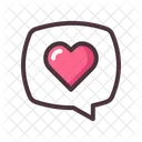 Chat Love  Icon