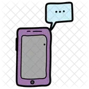 Message Mobile Chat Mobile Messagerie Icon