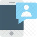 Cellulare Massaggio Chat Icon