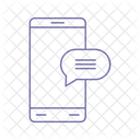 Celular Smartphone Bate Papo Ícone
