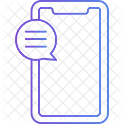 Bate-papo móvel  Ícone