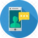 Chat Movil Chat Digital Chat En Linea Icono