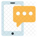 Chat Movil Mensaje Movil Comunicacion Movil Icono