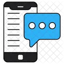 Chat Movil Comunicacion Movil Mensaje Movil Icono