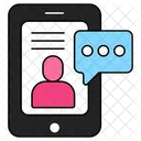 Chat móvil  Icono