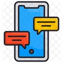 Chat Movil Tecnologia Dispositivo Icono