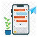 Chat Movil Chat Comunicacion Icon