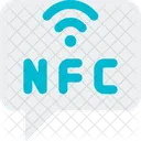 NFC 기술 채팅  아이콘