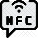 Nfc 기술 채팅 Nfc 채팅 Nfc 채팅 아이콘