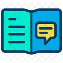 Book Notebook Chat Icon