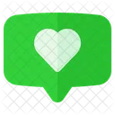 Chat Emergente Amor Icono