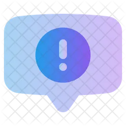 Chat pop up attention  Icon