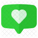 Chat Pop Up Love Icon