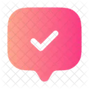 Chat Quadrat Check Symbol